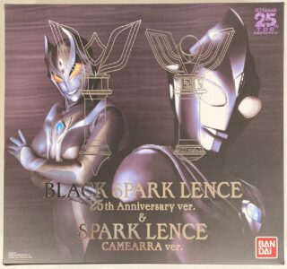 Japanese version soul limited ultra replica ultraman tiga the final odyssey black spark 25th ver & camearra ver