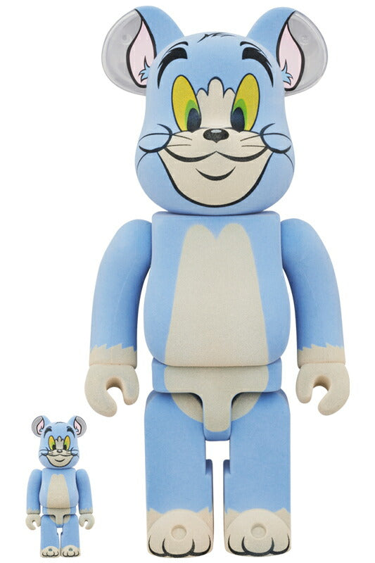 Medicom BE@RBRICK TOM(Classic Color) FLOCKY Ver. 100% & 400% (TOM AND JERRY)
