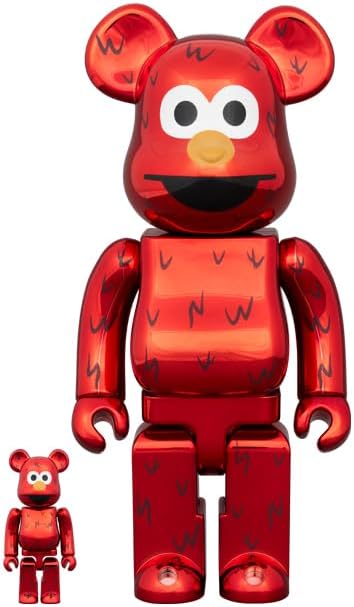 BE@RBRICK ELMO CHROME Ver. 100% & 400%