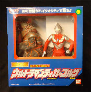 Super Grade Soft Vinyl - Ultraman Tiga Power Type vs Golza 強化型