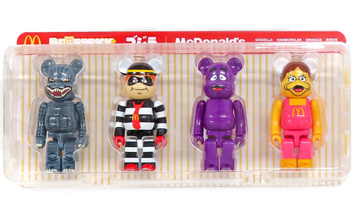 日本麥當勞限定 “哥斯拉 VS 麥當勞 BE@RBRICK” Bearbrick 公仔