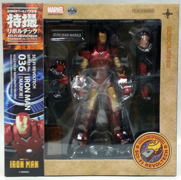 Sci-Fi Revoltech series 036 - Iron man Mark 3 Kaiyoido Special NR-145