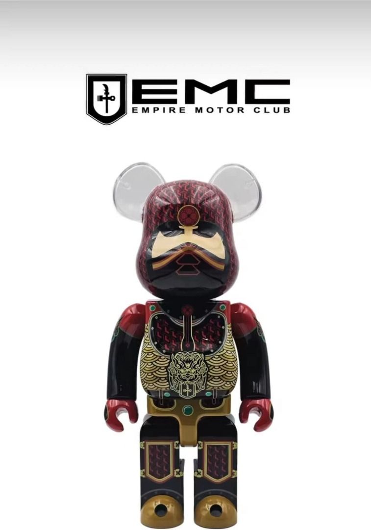 台灣展覽限定款 現貨 bearbrick be@rbrick x Sunny Wang 王陽明 Empire Motor Club 100% 400% 關公