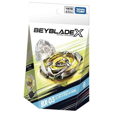 Takara Tomy 爆旋陀螺X - BX-03 魔導幻箭4-80B 套裝(附發射器) (持久型)