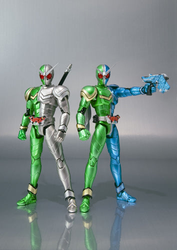 Bandai SHF SHFiguarts MASKED Kamen Rider W Double Cyclone Trigger Metal RIDER Kamen Rider W