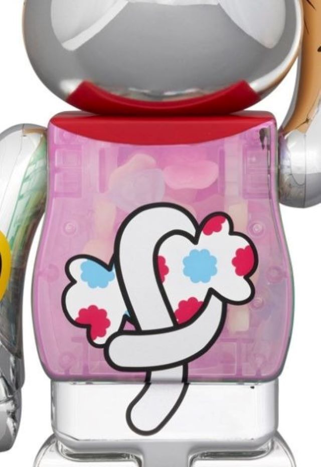 BE@RBRICK 招財貓 電鍍銀 蓄光 不二家 奶妹 100% & 400%