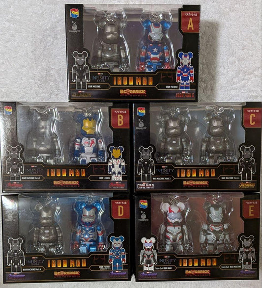 Marvel Iron-Man Bearbrick 一番賞 全5款 Infinity Saga