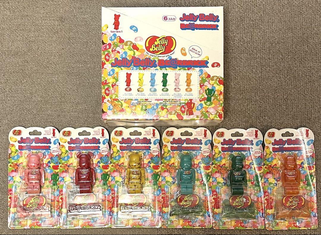 BE@RBRICK 100% BEARBRICK Jelly Belly Series 1 全6種