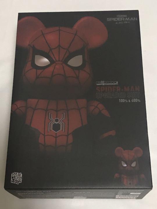Bearbrick SPIDER-MAN UPGRADED SUIT 100 & 400% 蜘蛛俠:無家日 (Spider-Man: No Way Home)