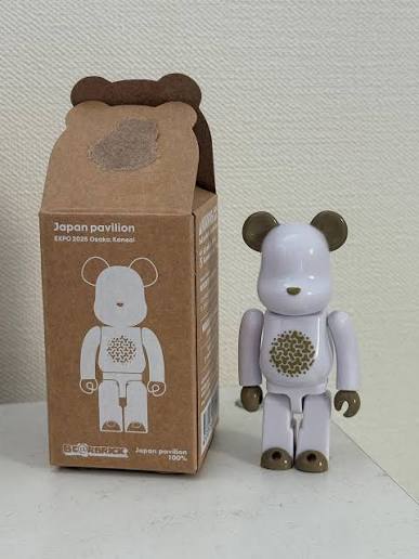 BE@RBRICK 大阪 Expo2025 萬博紀念 日本館限定 100%