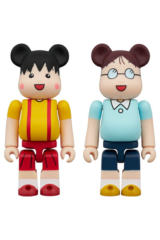 Bearbrick 100% 櫻桃小丸子  小玉 まる子 & たまちゃん 2PCS SET