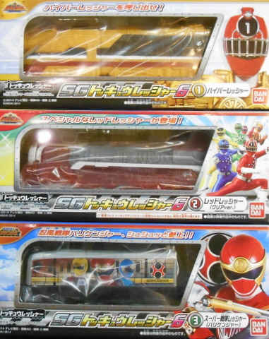 Ressha Sentai ToQger 烈車戰隊 SG 特急烈車 食玩模型 set 6 (全3種)