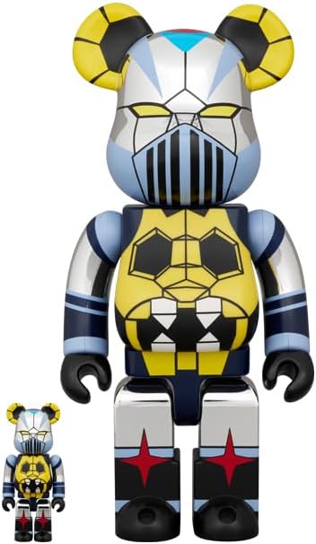 BE@RBRICK 太空魔龍電鍍版 ガイキングメッキVer. 100％ & 400％