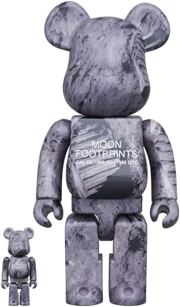 預訂 BE@RBRICK MOON FOOTPRINTS 100％ & 400％