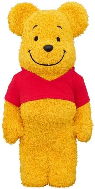 Pre-order bearbrick be@rbrick Winnie the Pooh COSTUME Ver.(PILE FABRIC) 400%