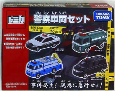 Takara Tomy - Police vehicle set 警察車輛套裝 (4輛)