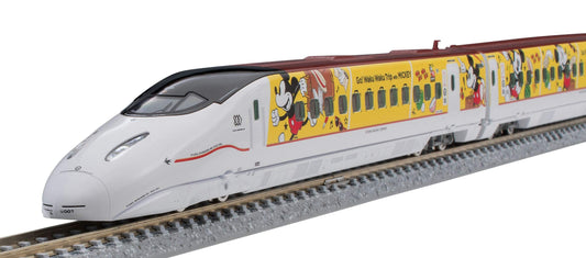 Tomix N -Gauge #97914 Go WAKU WAKU Trip with Micky 九州新幹線800系6輛黃色限定品套裝