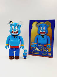 BE@RBRICK GENIE 400% & 100% BEARBRICK Disney Aladdin 迪士尼 燈神 阿拉丁 全新現貨