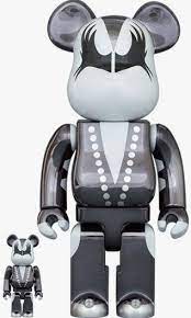 BE@RBRICK KISS DEMON CHROME Ver.100％ & 400％