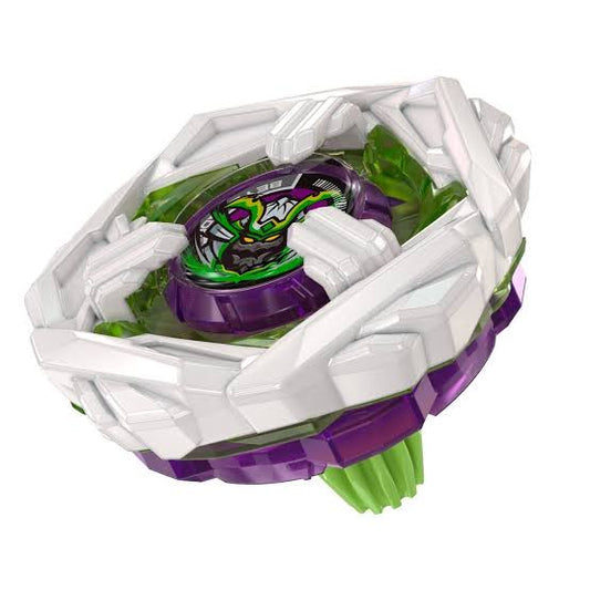Takara Tomy 爆旋陀螺X -  日版 BX-00 鋼鐵武士 5-70GF 白色金屬塗層 白武士 Coro Coro 限定款