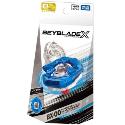 Takara Tomy 爆旋陀螺X - 日版  Beyblade X BX-00 鮫鯊鋒鰭 5-60GF 金屬藍色 B4限定版