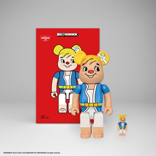 BE@RBRICK 出前一丁 清仔 100％ & 400％