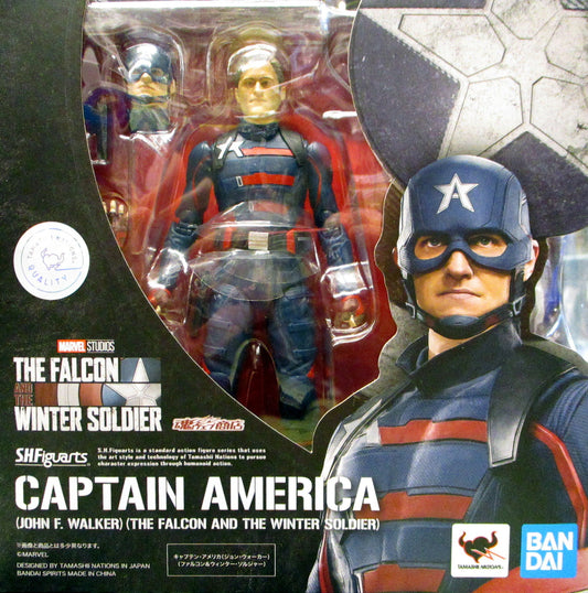 日版 shf 美國隊長 Captain america john walker. THE FALCON AND THE WINNTER SOILDER