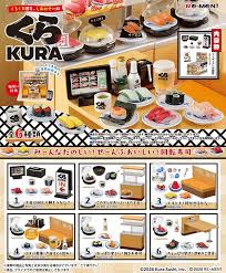 預訂 日版 Re-ment 回轉壽司 - Kura Sushi くるくる回る、しあわせ一皿 くら寿司 (全6種)