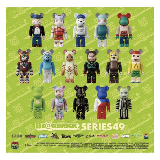 預訂 BE@RBRICK 未開盒 日版 原箱 原盒 Medicom Be@Rbrick 100% Series 49 (24盒)